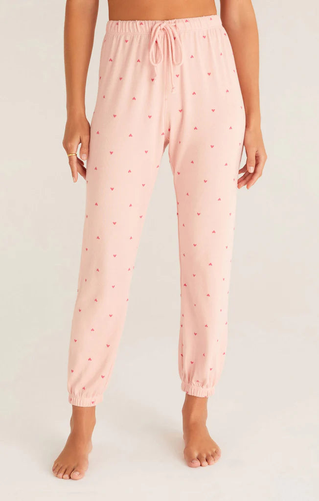 Extra soft jersey joggers - Pink candy