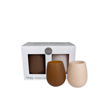 Fegg Unbreakable Silicone Glasses - Latte + Donkey