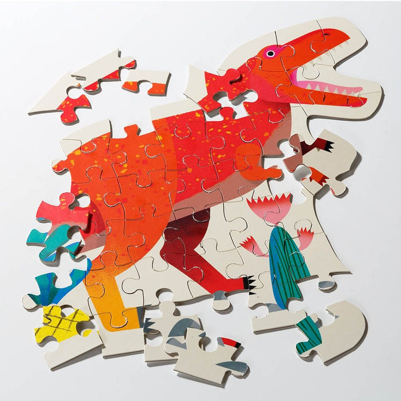 Casse-tête dinosaure - T-Rex rouge