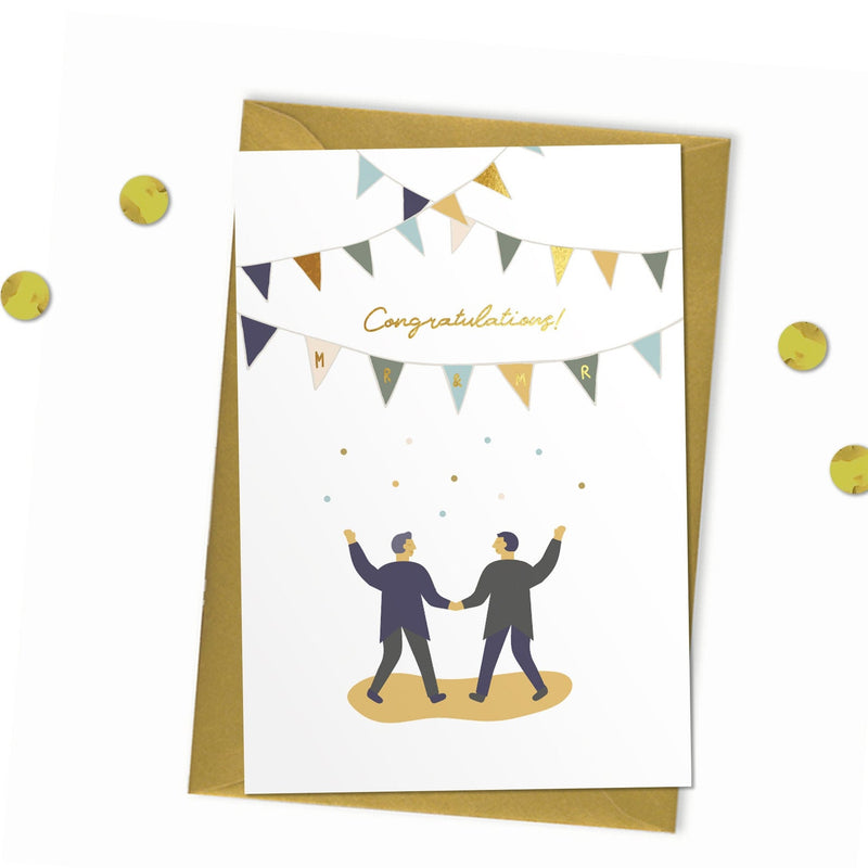 Greeting card - Congratulation Mr & Mr