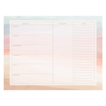 Notepad planificateur de semaine détachable - Sunset ( 14 x 10,5)