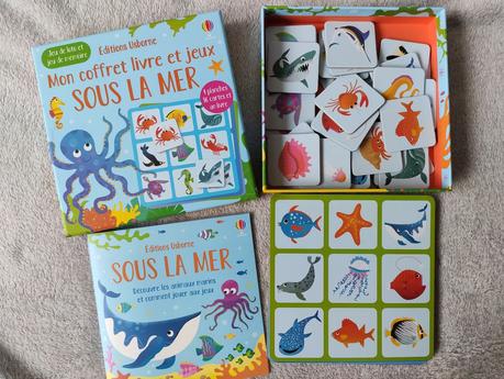 Box of books and games - Under the sea