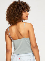 Joyce Cowl Neck Cami - Lagoon