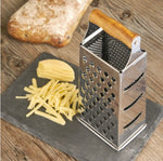 Râpe à fromage avec manche en bois d'acacia