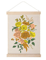 Toile de cotton imprimée / suspendue - Floral Canvas