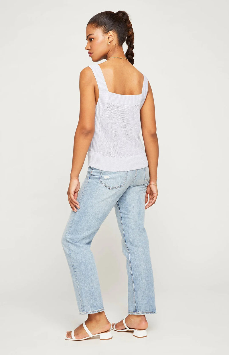 Luna Square Neck Cami - Iris