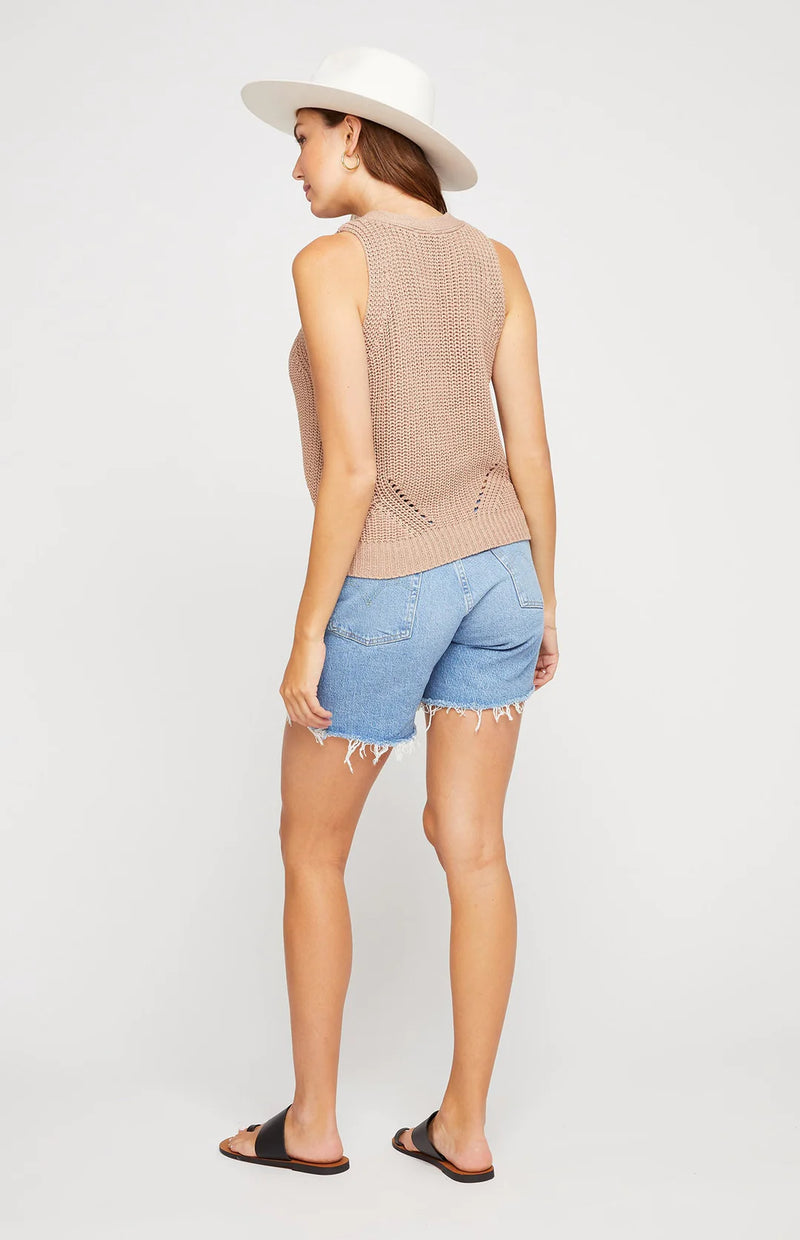 Pull sans manche Shelby - Pecan