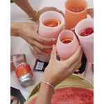 Unbreakable Silicone Highball Glasses - Peach+Petal