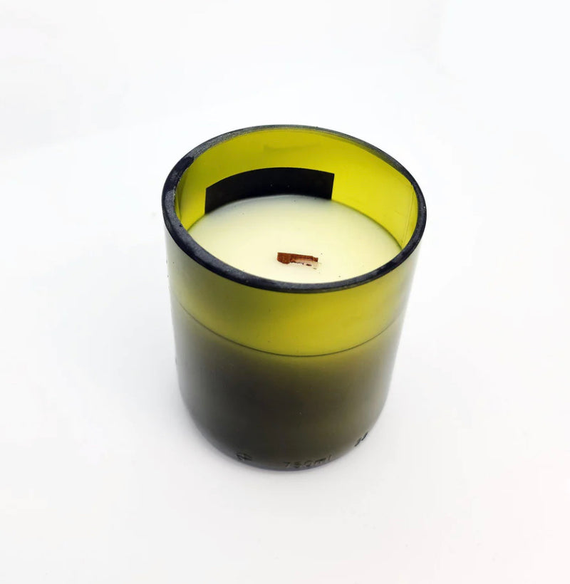 Wood Wick Scented Candle - Orchid & Black Amber