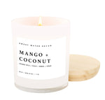 Chandelle de soja 11oz - Mango+ Coconut
