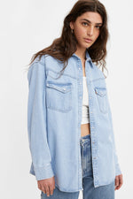 Chemise surdimensionnée Levi’s Dorsey XL Western - Indigo Stonewashed