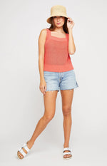 Luna Square Neck Cami - Iris