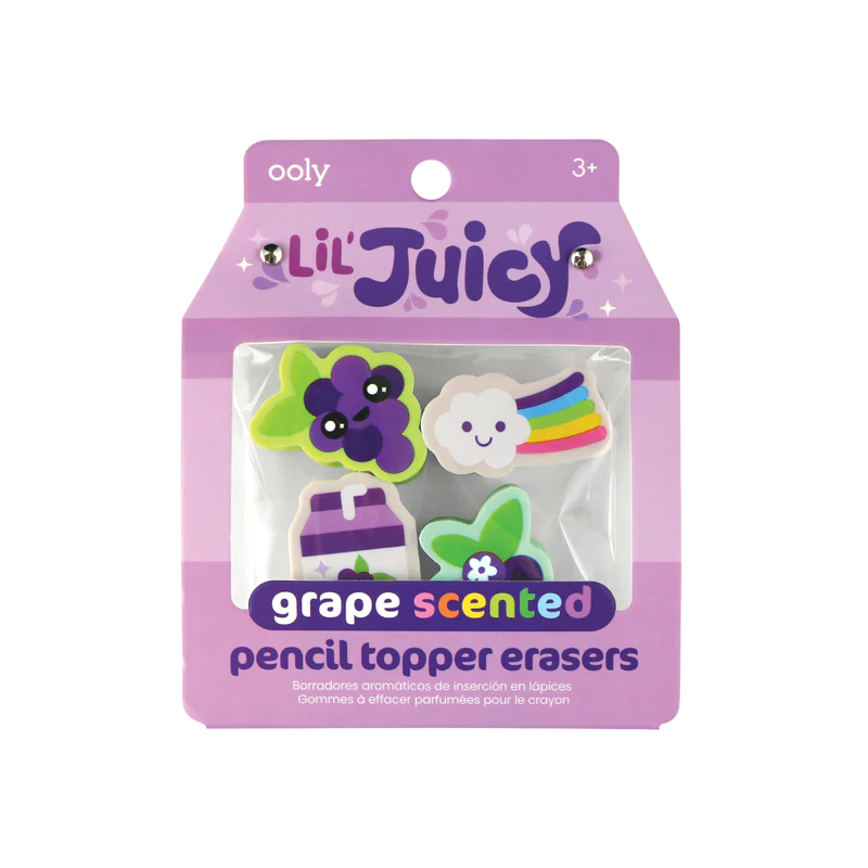 Lil Juicy Scented Erasers - Grape