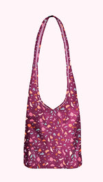 Bohemian Style Tote Bag - Cranberry Speckle