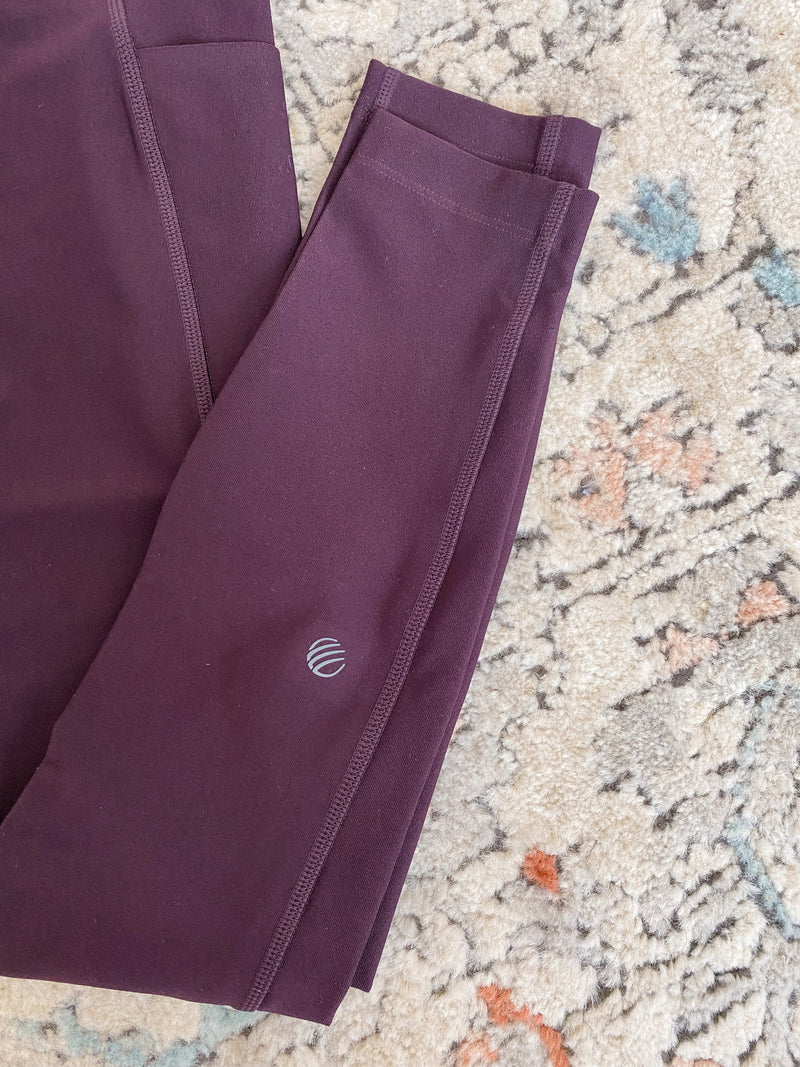 Legging Explore taille haute avec poches latérales - Charisma Purple