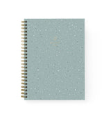Spiral notebook - Lined Mint Terrazzo
