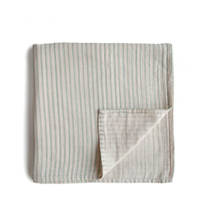 Doudou en cotton biologique - Sage Stripes