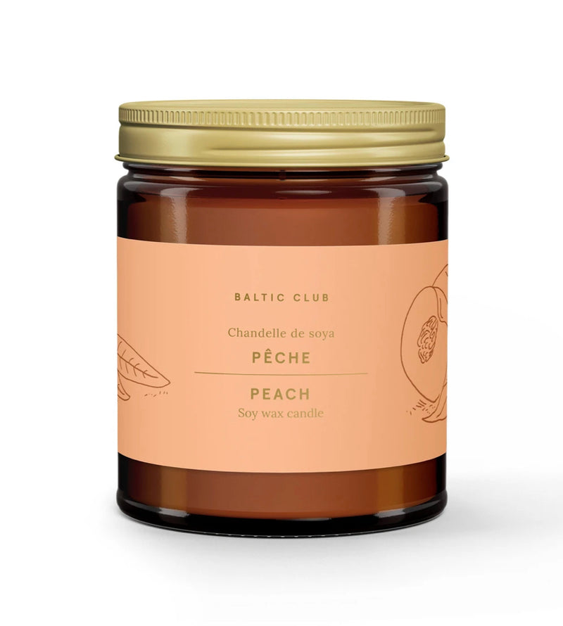 100% natural soy candle - Peach