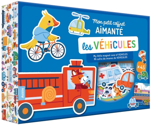 Mon petit coffret aimanté : Les véhicules