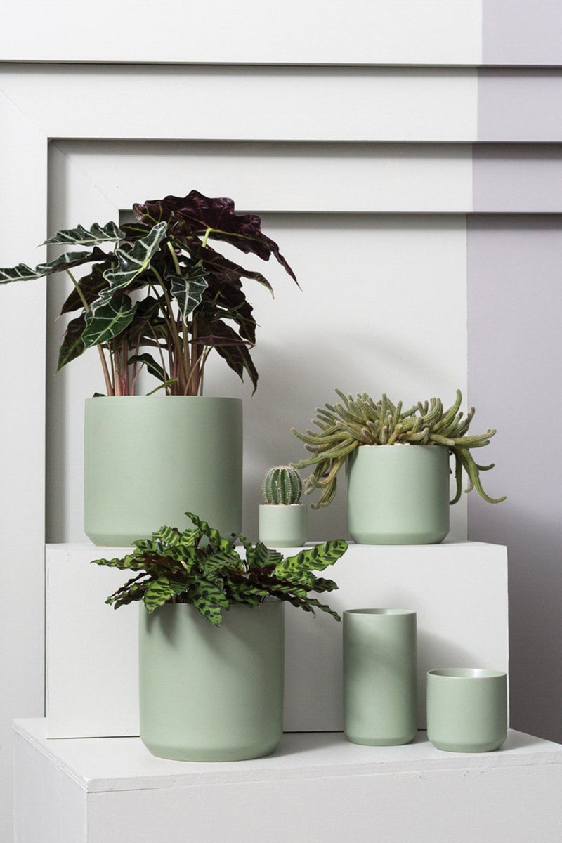 Pot à plante en céramique- Seafoam