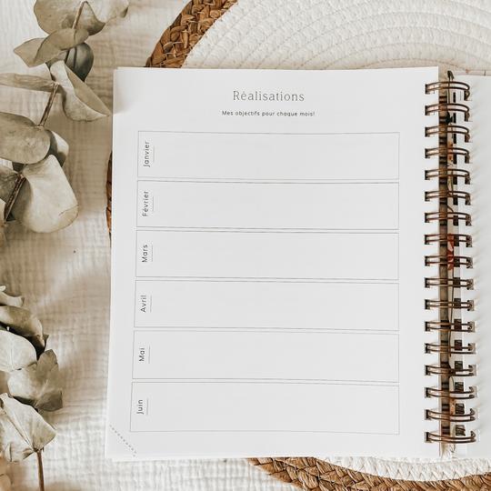 Hardcover Diary - Pale Floral