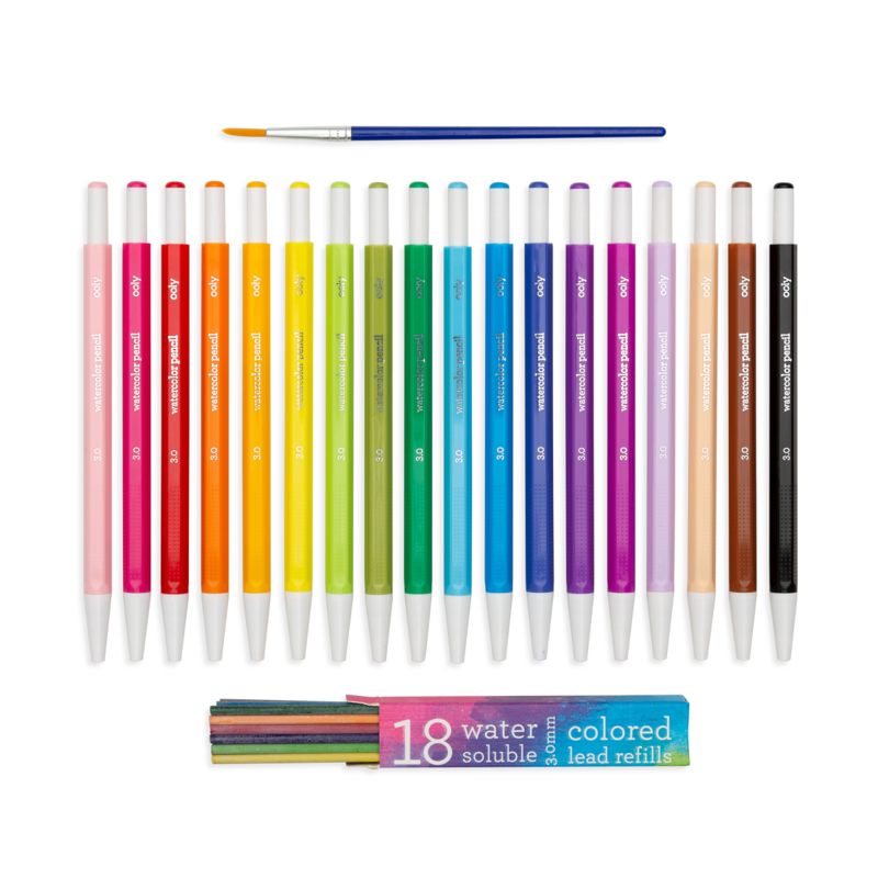 Watercolor Mechanical Pencil - 18 colors