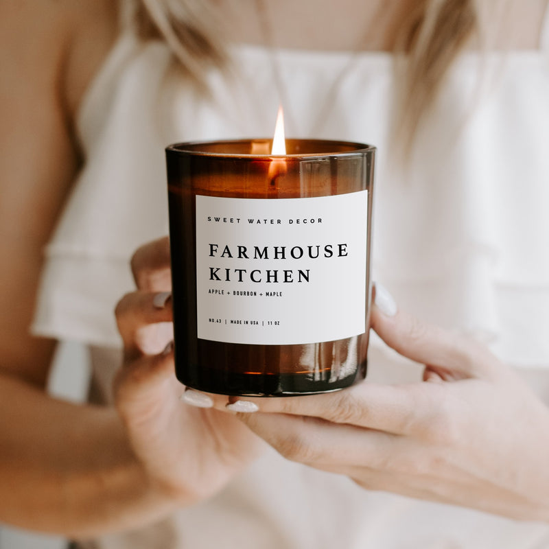 Amber soy candle - Farmhouse