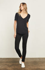 Basic V-Neck T-Shirt - Lewis Cafe