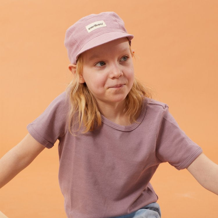 Casquette en lin pour enfant- Raisin