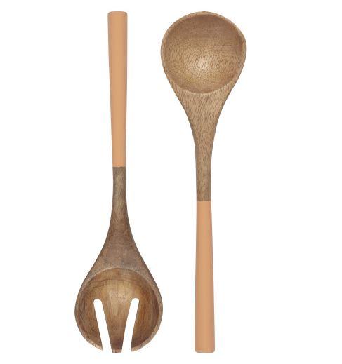Couverts à salade en bois de manguier- Nectar